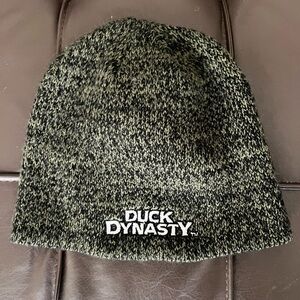 Duck Dynasty Knit Beanie - Black and Green